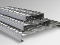 Reja perforada del tablón del metal del puntal resistente serrado del apretón S235 para la calzada