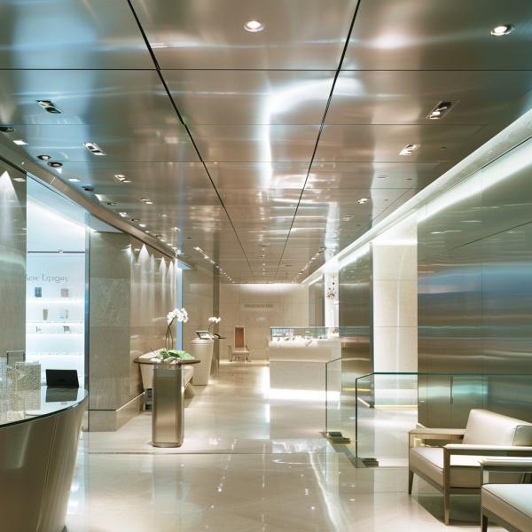 0.8-3.0mm SGS Sleek And Functional Stainless Steel Ceiling Panels