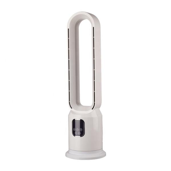 ABS Remote Control Bladeless Floor Fan OEM Large Air Volume Cooler Home Water Mist Fan