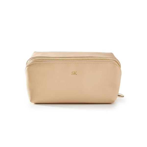 Private Label Leather Cosmetic Cases Waterproof Toiletry Travel Bag Luxury Design