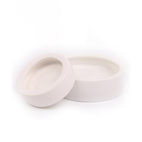 Cuenco para mascotas evita que los gusanos del pan escapen Lagarto Cerámica Plato de agua para alimentos Reptil