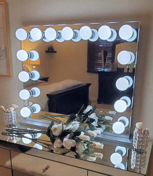 Custom Designs Vanity Lights Ideal for Table Desktop Dresser and Bathroom Dressing