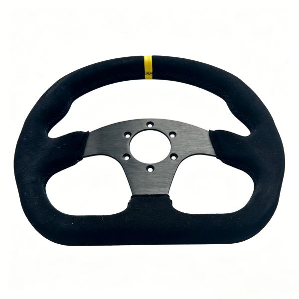 Premium 320mm 6061 Aluminum Sim Racing Steering Wheel D Style For PC Game