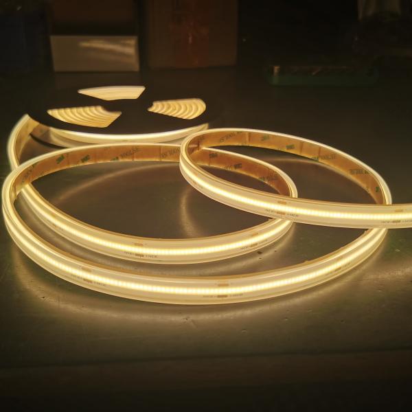Lâmpadas de faixa LED de 10 mm dimmaveis flexível 24v LED de faixa LED dim cob 480 lâmpadas por fita de metro