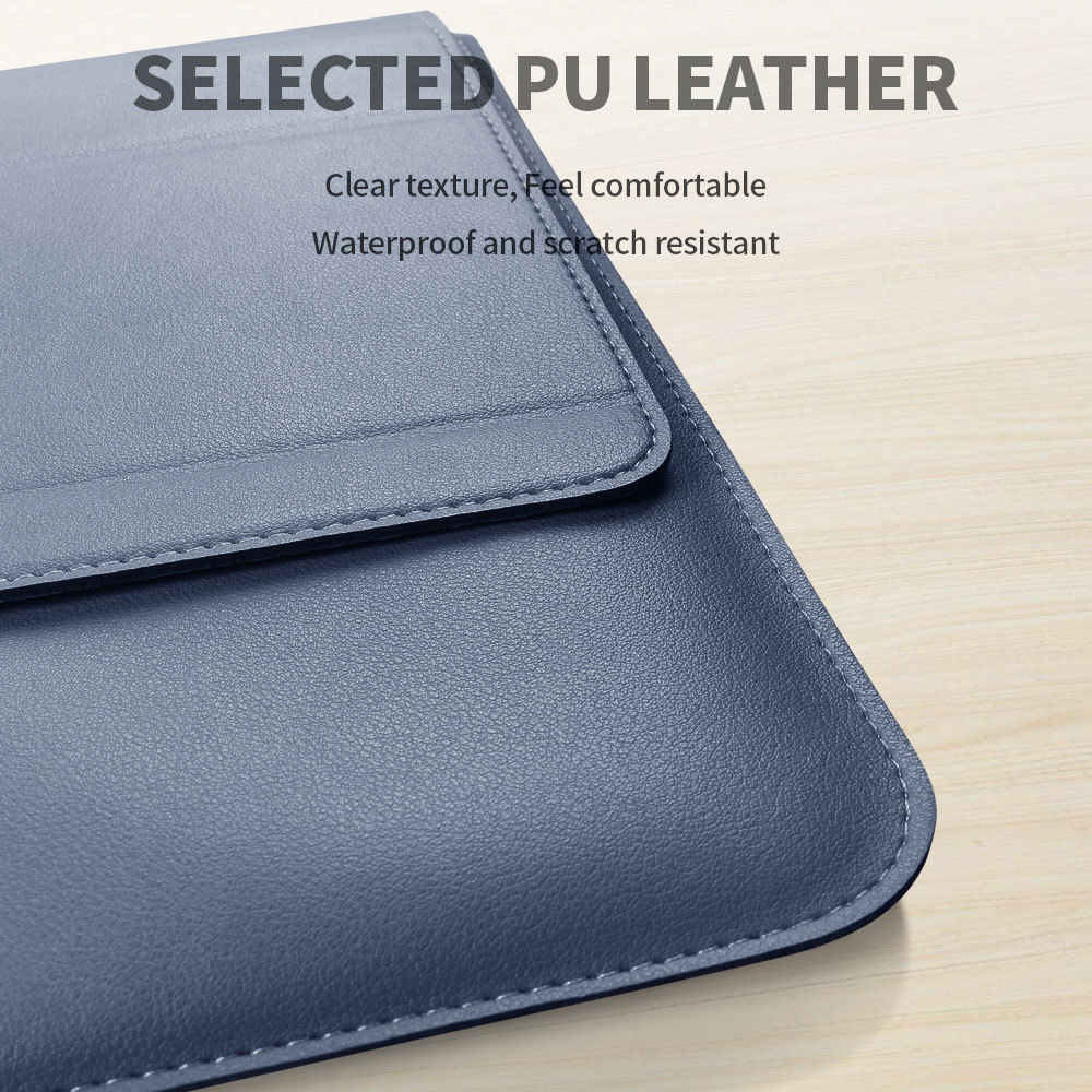 For Laudtec DNB26 3-in-1 Adjustable Tablet Holder Leather Bag Laptop Mouse Pad Korean Business Travel Shoulder Backpack Office Wholesale OEM/ODM/Private Label