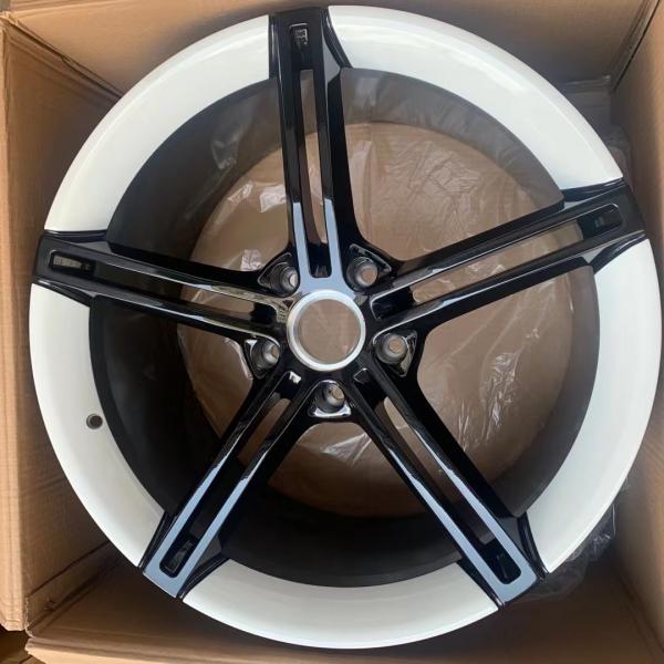 Original 21 Inch 5-Double-Spokes Forged Alloy Wheels Rims For Porsche Tayacan