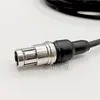 Customized Circular Connector Ymt16t12z1d10, Connected to RJ45 Aviation Network Cable with 12 Pin Crystal Head.