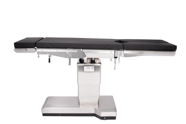 Horizontal Sliding Electro Hydraulic Operating Table 300mm Stainless Steel With Back Plate Adjustment