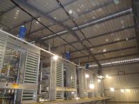 Type système potable de H de batterie de viande de volaille galvanisée à chaud de cage