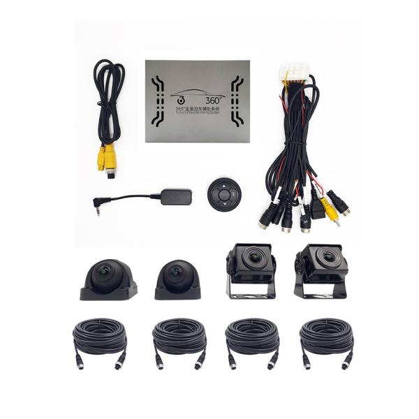 BSD 360 panoramic car camera system 4 cameras waterproof night vision