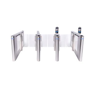 SUS304 Fast Speed Gate Turnstile Access Control Anti Pinch Floor Mounted