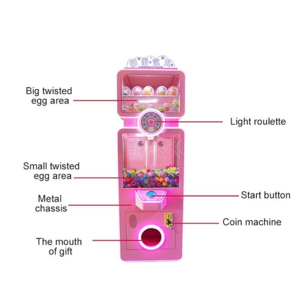 High Quality Twisted Egg Baby  Gashapon Gift Prize Electronic Gift Game Machine