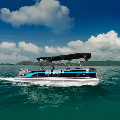 Pontoon de 7,6 m, votre meilleur compagnon de soirée