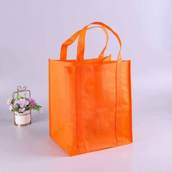 Custom Logo Printed Non Woven Fabric Tote Bag for Grocery Shopping and Promotion