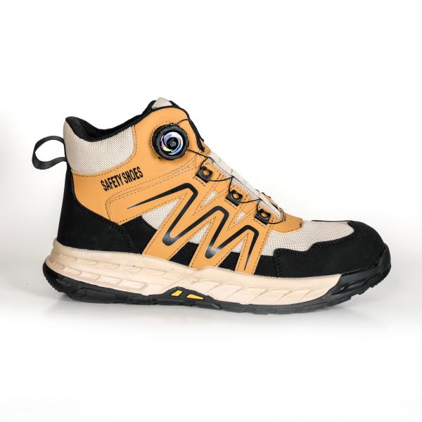 Fashion Design Unisex Cement Safety Shoes With Waterproof Design And Closure Type Lace-up Gender Work Boots