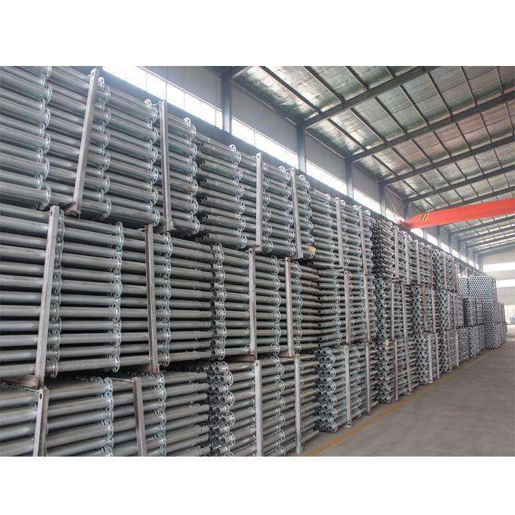 Galvanized Steel Ringlock Scaffolding System with High Impact Strength and Secure Hook Locking