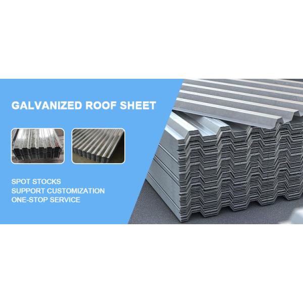 Strict Testing Assurance Galvanized Coloured Roofing Sheet with Regular Spangle and Full Hardness