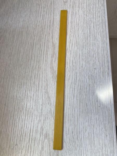 Lightweight Yellow Fiberglass Flat Bar 40x6mm
