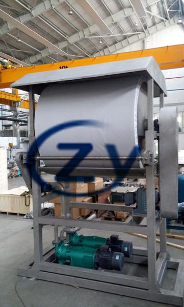 Wheat Potato Starch Machine / Cassava Starch Production Line Vacuum Rotary Dewatering