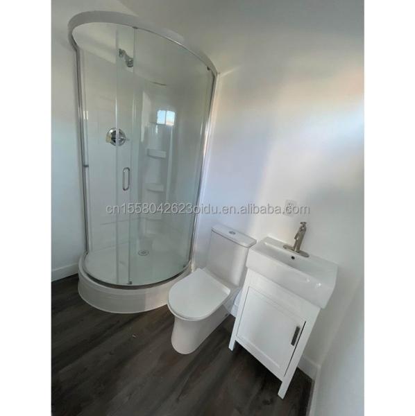 Galvanized Steel Square Tubes Prefabricated Modular Cabin Wooden Garden Sunlight Room Complete Equipment