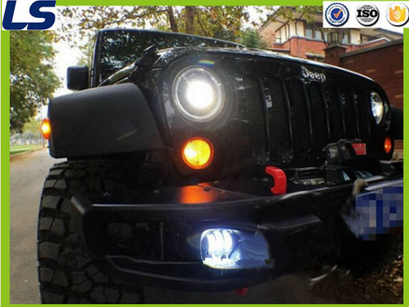 4 Inch 30 Watts Auto Round Projector Lens LED Fog Lights for Jeep Wrangler