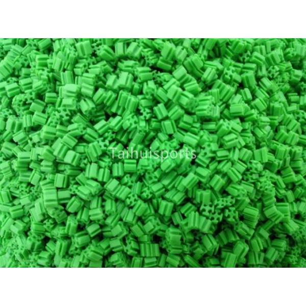 Cooling Green Environmental Friendly Recyclable Rubber Synthetic Turf Infill For Outdoor Artificial Grass Infill(图2) Экологически чистый газовый резиновый наполнитель / охлаждающий наполнитель для искусственной травы