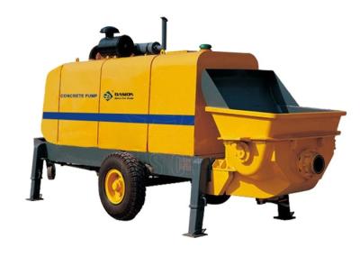 Diesel Trailer Concrete Pump / Ready Mix Concrete Pump For Construction Projects