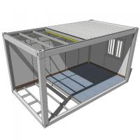 Clínica Hospital Casa de contêineres de pacote plano 20ft Casas móveis modulares