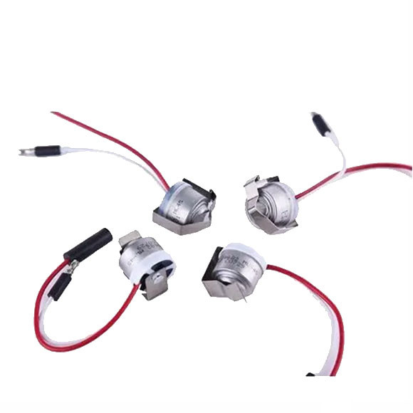 Bakelite Bimetal Defrost Sensor In Refrigerator Automatic Silver Stainless 120V