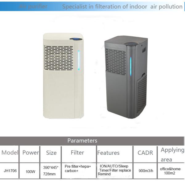 Commercial DC 900m3/H 100w 16kg PM2.5 Air Cleaner