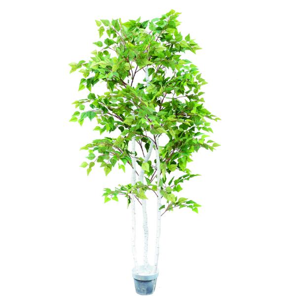 A árvore de vidoeiro branco artificial interna exterior planta ajardinar arquitetónico