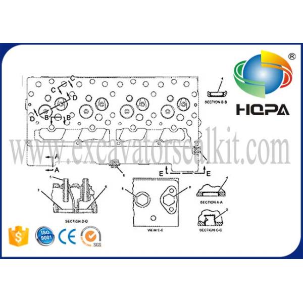 7S7070 7S-7070 Cylinder Head For Engine D330C 3304 Caterpilla Excavator