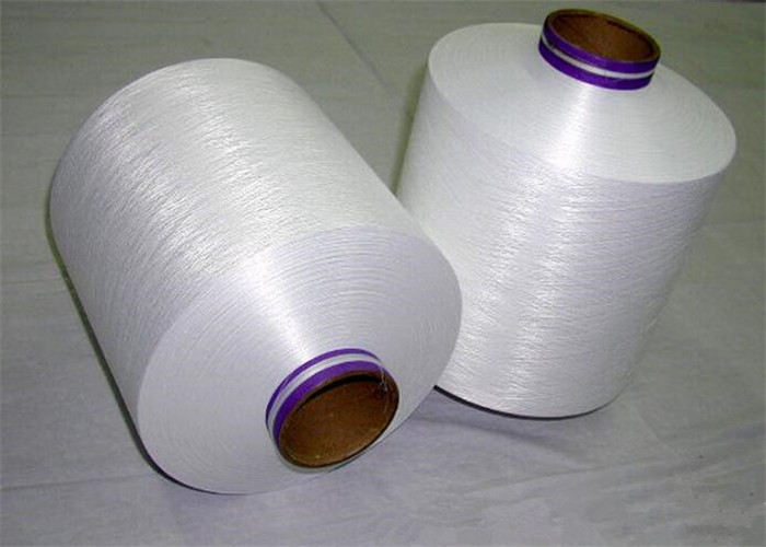 Raw White / Dyed 100% Polyester DTY Yarn Filament 150D/48F For Sewing