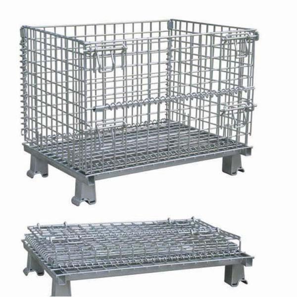 CE Jracking 1500kg Galvanized Steel Mesh Storage Cages