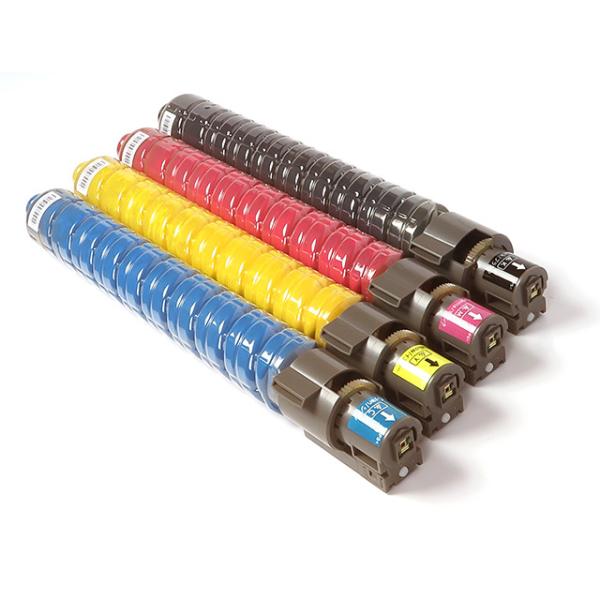 Ricoh Toner Cartridge compatible with Ricoh MP C4501 5501 printers offering ISO9001 ISO14001 certification and guarantee