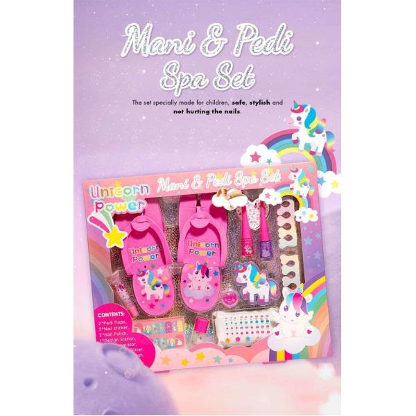 Trendy Young Girls Nail Set Pretend Makeup Set Easy To Use  Lightweight