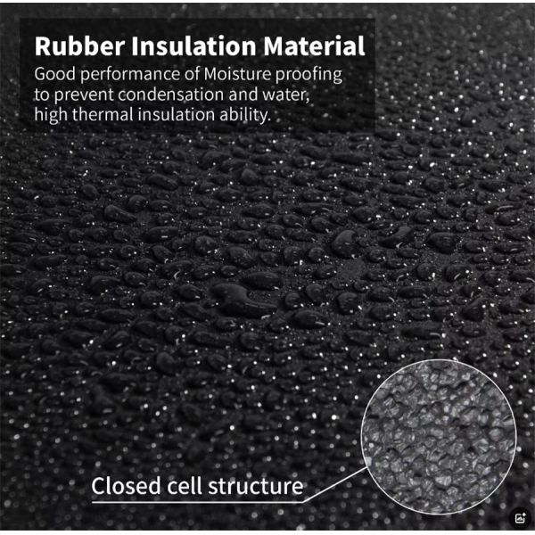 B1 B2 Insulation Rubber Foam Sheet Rolls Pipe For Cooling Equipment Suound Proof