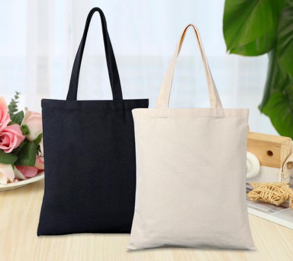 Sacos brancos Tote Bag For School Kids de compra da lona de Eco da marinha