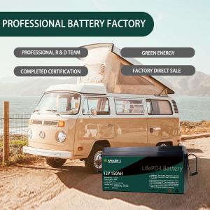 IEC62109 LFP 12V Lithium Battery Pack Lithium Iron Phosphate 12v 150ah Lifepo4