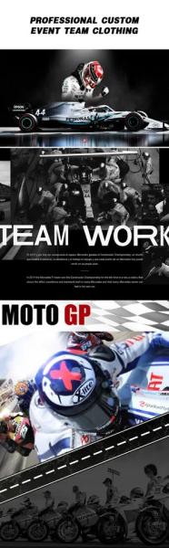 Campeonato Off-Road Motociclismo Treinamento Jaqueta de Ciclismo Marca personalizada e métodos de impressão