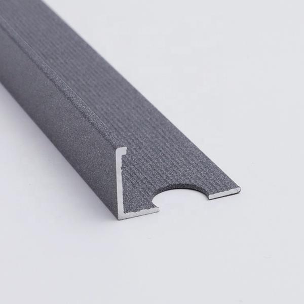 2.7m Zinc Chrome Square Edge Tile Trim Aluminum