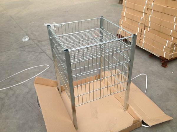 Clear Lacquer Retail Store Equipment 600 x 600 x 900mm Zinc Plated Table