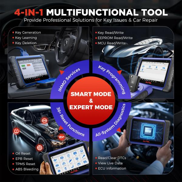 2025 Autel MaxiIM IM508S outil de programmation de clé avancée plus XP400 Pro avec G-BOX3 et APB112