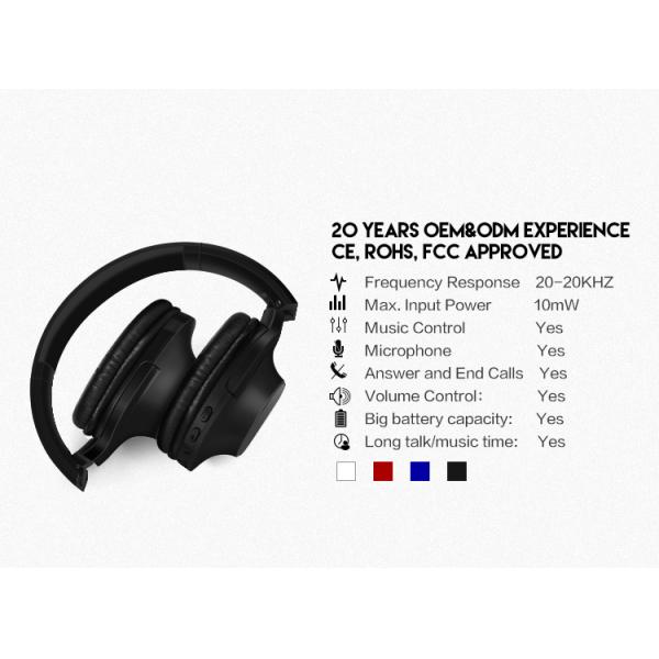 40mm Wireless Bluetooth Headphones HD Stereo Sound Over Ear Deep Bass Headest