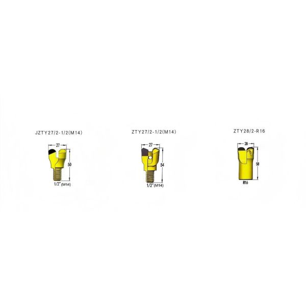 Wear Resistant Coal Mining Drill Bit 41mm Diameter For High Performance Drilling
