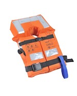 Adult 150N Foam Foldable SOLAS Marine Life Jacket RSCY-A6 Lifevest Navy Offshore