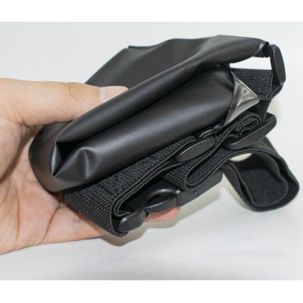 TPU Black Outdoor Waterproof Bag , Custom Waist Bag For Phone Storage