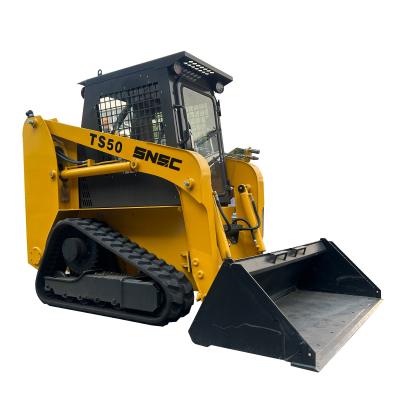 TS50 Rodas de borracha de pista de deslizamento de direção carregador de descarga máxima 2100mm Controle hidráulico