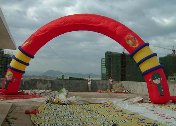 8m Span Commercial colored advertising Inflatable Arch rental For Party