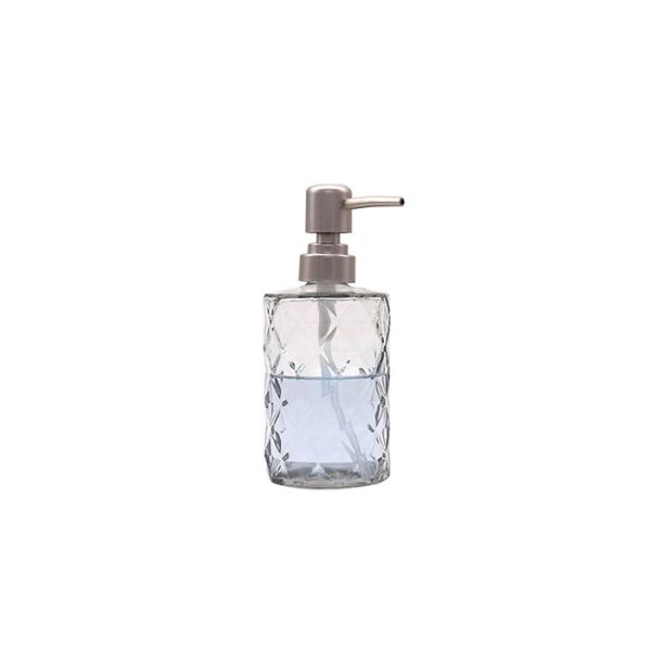 Soap Empty Glass Jars 500ml Hand Sanitizer Bottle With Stainless Steel Pump